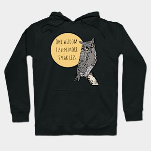 Owl Wisdom Hoodie